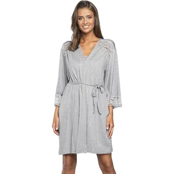 Dámský župan Dámský župan ITALIAN FASHION SAMARIA melanž XL 0