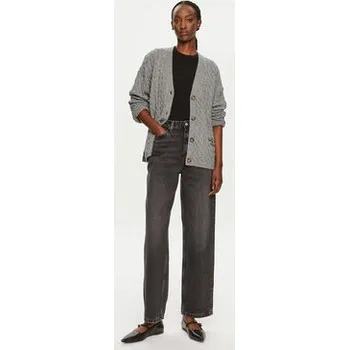 Dámský svetr Tommy Hilfiger Kardigan WW0WW42143 Šedá Relaxed Fit M_L