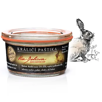 Via Delicia Králičí paštika 130 g