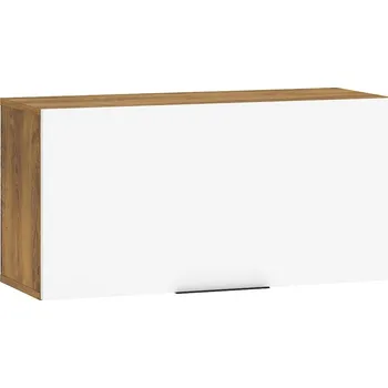 police Závěsná skříňka OSMAK 1DPZ, dub burgundský/bílý lesk, 5 let záruka + vyzvednutí ZDARMA