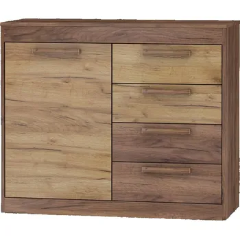 Komoda Komoda GATTON 1D4S, craft tobaco/craft zlatý, 5 let záruka + vyzvednutí ZDARMA