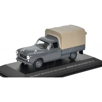 autíčko Peugeot 403 Pick-up 1967 1:43 - ODEON Peugeot 403 Pick-up 1967 - kovový model auta