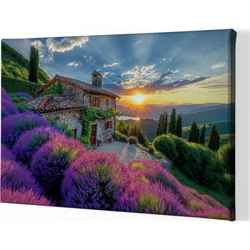 Obraz Obraz na plátně - Když levandule v Provence voní FeelHappy.cz Velikost obrazu: 40 x 30 cm