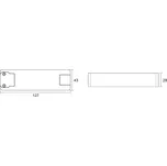 Deko-Light LED ovladač Basic, CC, V8-40-1050mA/40V černá