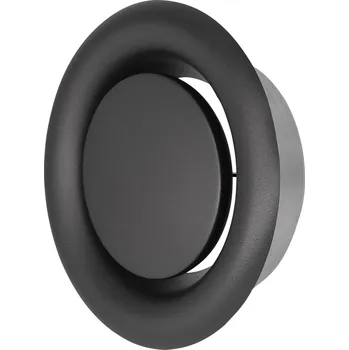Ventishop KOB 100 talířový ventil odvodní, černá