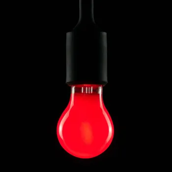 Lampička Segula Žárovka LED, červená, E27, 2 W, stmívatelná