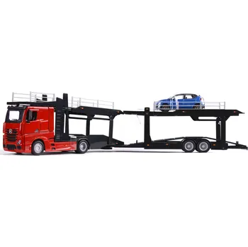 autíčko Mercedes Actros 2545 + Renault Captur 1:43 Mercedes-Benz Actros 2545 s modelem Renault Captur - kovový model auta