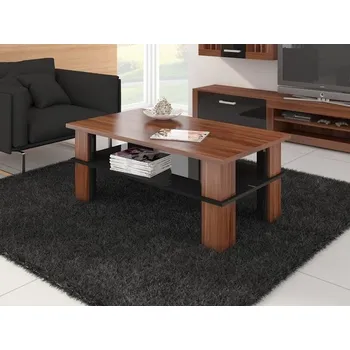 Konferenční stolek Konferenční stolek DARGANATA B, švestka wallis/černý lesk, 5 let záruka + vyzvednutí ZDARMA