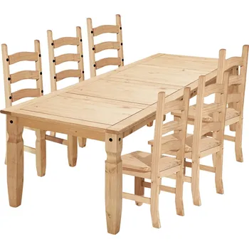 Jídelní set Jídelní set PIMBOW 1+6, borovice + vyzvednutí ZDARMA
