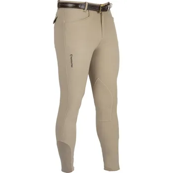 Jezdecké kalhoty Pánské rajtky Equestro s rajtfleky Barva: Béžová, Velikost: 58