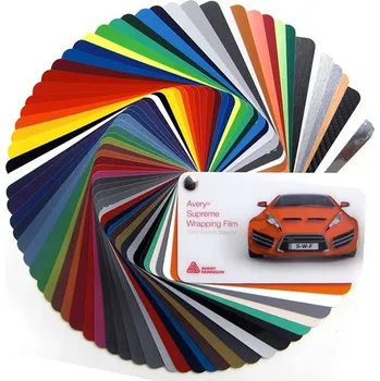 Polep vozidla Vzorkovník Avery Supreme Wrapping