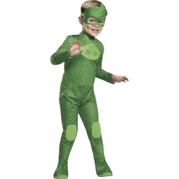 Karnevalový kostým Kostým PJ MASKS - Gekko Velikost: XL (134 - 146)