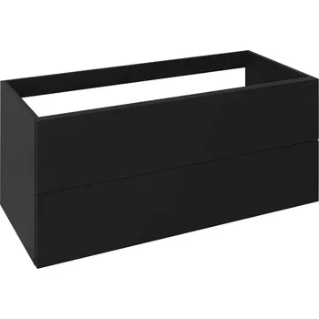 Nábytek TREOS skříňka zásuvková 110x53x50,5cm, černá mat