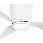 FARO BARCELONA Stropní ventilátor Pemba L LED svítidlo, bílé - Ø svítidlo 18 cm; minimální montážní výška 2,30 m bílá LED 15 W celkem - Doprava zdarma