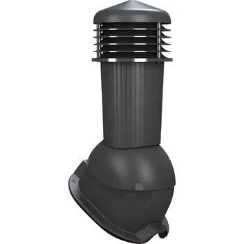 Větrací komínek K94 PERFEKTA typ F Ø125 mm s odvodem kondezátu RAL 9005