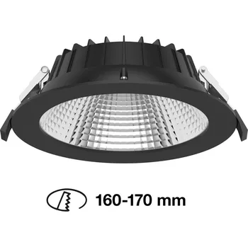 Lampička The Light Group SLC Shift LED bodové světlo Ø 19cm CCT, černá LED celkem 13 W - Doprava zdarma