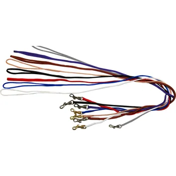 Vodítko pro psa Show Tech Nylonové výstavní vodítko s karabinou 0.5x84cm Barva: Černá, Barva karabiny: zlatá