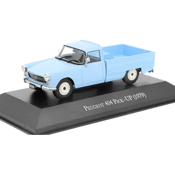 autíčko SALVAT Peugeot 404 Pick-up 1979 1:43 - časopis s modelem Peugeot 404 1979 - kovový model auta