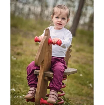 Dětské baggy tepláky, LEHKÉ, cyklámen 110