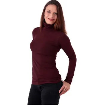 Dámské tričko Dámský rolák Alena, bordo S/M
