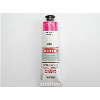Výtvarná barva KOH-I-NOOR Akrylová barva 162709 / 0315 magenta 40ml