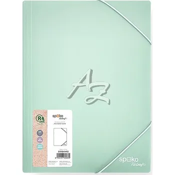 Spoko ReLeaf spisová deska s gumičkou A4 PP SoftTouch Zelená
