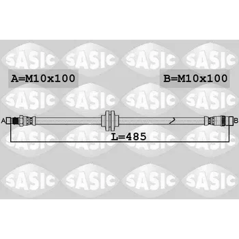 Brzdová hadice Brzdová hadice, , SASIC, 6604043