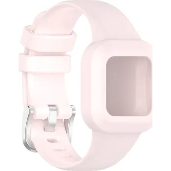 VSECHNONAMOBIL 80978 GLACIER Ochranné pouzdro s řemínkem pro Garmin Vivofit Junior3 světle růžové