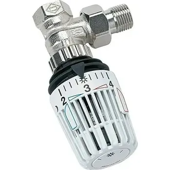 Hlavice pro radiátor Heimeier Termostatická hlavice s ventilem, M30 × 1,5, rohový, 1/2" THV15KEH