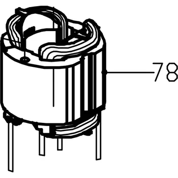 Pneumatické kladivo ND - Originální stator pro kombinované kladivo Scheppach DH 1200 MAX (5907901078)