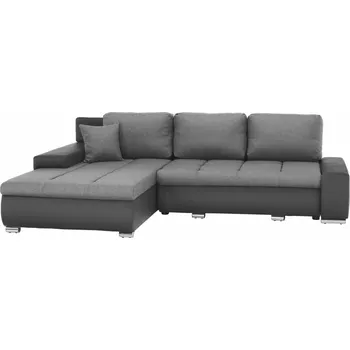 Sedací souprava Rohová sedací souprava, šedá, TRAMP