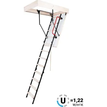 Schodiště Půdní schody OMAN STALLUX TERMO 120X55