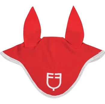 Čabraka pro koně EQUESTRO Čabraka GP Logo Equestro, poppy red/white COB