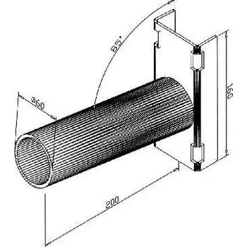 Konzole pro veřejné osvětlení VO-UNI 200mm na pásku BANDIMEX 19 mm