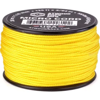 Vybavení pro přežití ARM 100 MICROCORD 1,18mm 125' Žlutá MS04-YELLOW