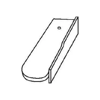 Bramac Opál režná taška krajní levá