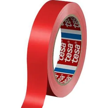 Lepicí páska TESA 60404 maskovací PVC páska 6 mm x 66 m, červená