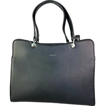 Kabelka Dámská kožená kabelka LUIGISANTO černá, VELIKOST UNI