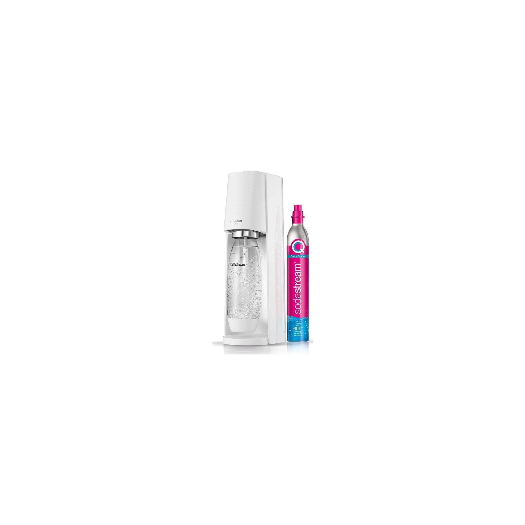 Fotografie 4 - Výrobník sody SodaStream Terra bílý Megapack