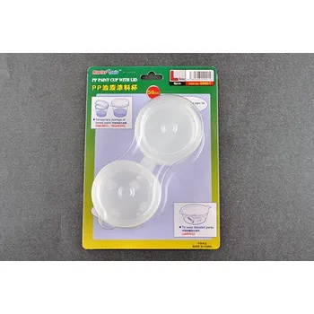 PP Paint Cup with Lid - L-size 56cc X 8pcs - Master Tools 09991