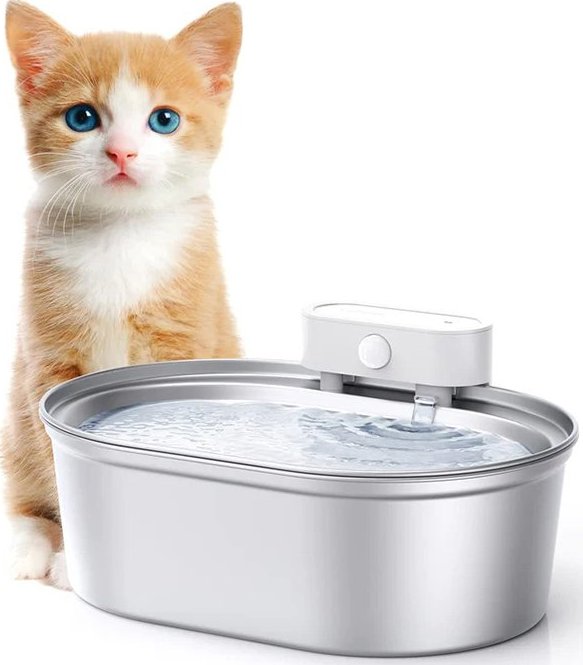 Nerezová SMART bezdrátová fontána UAHPET 2000 ml