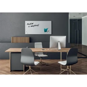 Pěnová tabule Magnetická skleněná tabule "Artverum®", super bílá, 91 x 46 x 1,5 cm, SIGEL GL546