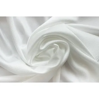 Metráž - Pes Crepe SMETANOVÝ Marocain Agadir - látka na halenky a šaty - Smetanová, 145 cm