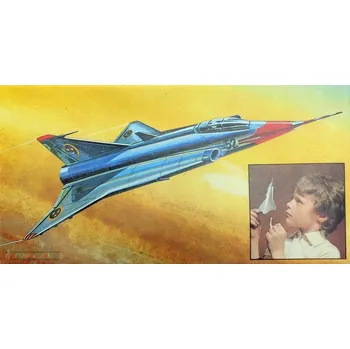 Plastikový model Saab J35 Draken - VEB Plasticart