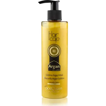 Vlasová regenerace Postquam Professional Maska na vlasy Argan Sublime Intenzivní regenerace a výživa vlasů, Luxusní lesk a pružnost