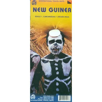 ITMB Publishing mapa New Guinea 1:650 t. - 1: 2 mil. ITM