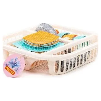 Figurka Polesie Nádobíčko Alice safari s odkapávačem pro 4 osoby (V2) 30 dílů