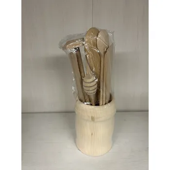 Sada kuchyňského náčiní Dřevotéka - Dřevěný set kuchyňského náčiní 4867 7 ks Dřevěný set kuchyňského náčiní 4867 7 ks