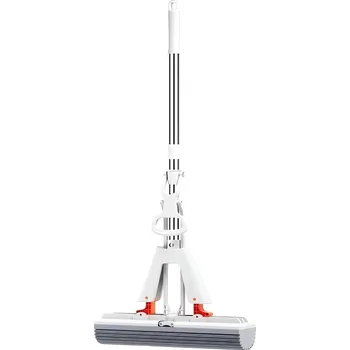 mop Mop plochý ždímací s houbou 4136 šedý