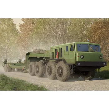 Plastikový model MAZ-545 Transporter with CHMZAP-5247G Semi-trailer - Trumpeter 01089